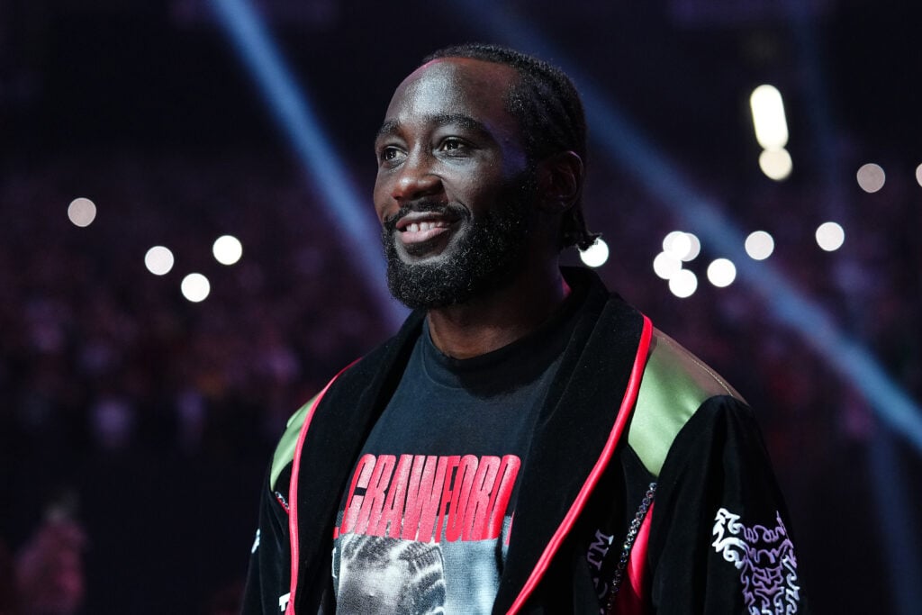 Terrence Crawford before his fight with Canelo Alvarez