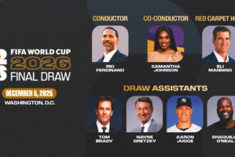 2026 World Cup Draw: Tom Brady headlines star-studded draw assistants