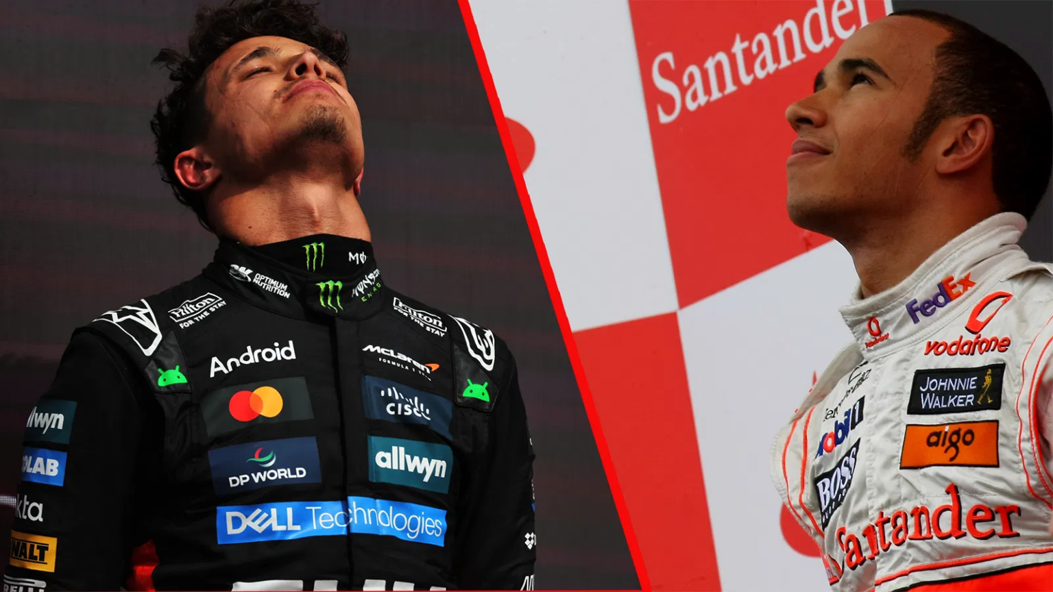 The surprising similarities between Hamilton and Norris' first F1 titles