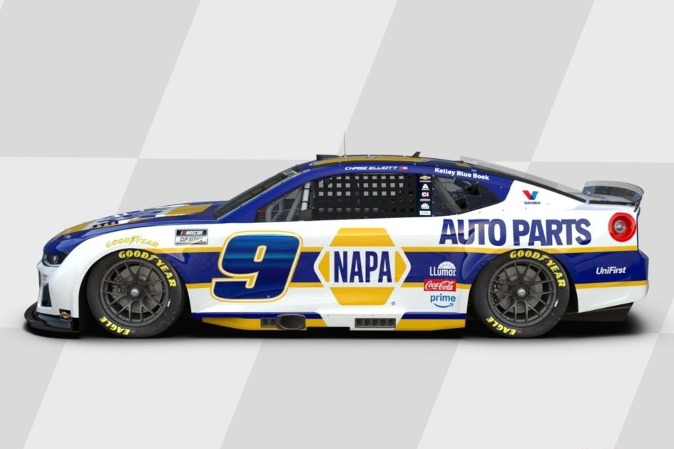 Hendrick reveals Chase Elliott's latest NAPA paint scheme