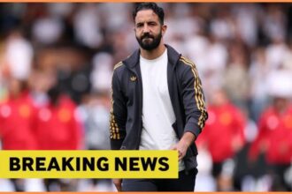 Manchester United manager Ruben Amorim