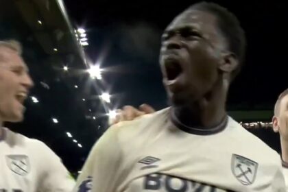 Sungoutu Magassa scores vital equalizer for West Ham to avoid defeat at Old Trafford (video)