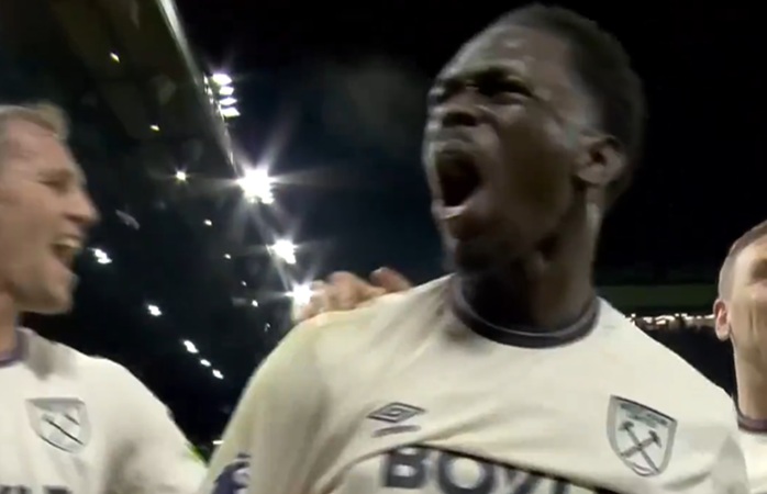 Sungoutu Magassa scores vital equalizer for West Ham to avoid defeat at Old Trafford (video)