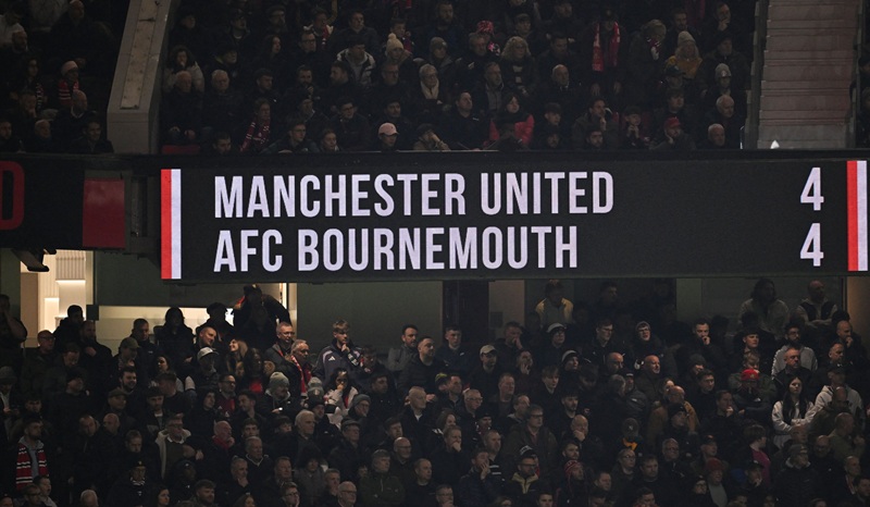 Manchester United and Bournemouth share the spoils in stunning Premier League eight-goal thriller (Video)