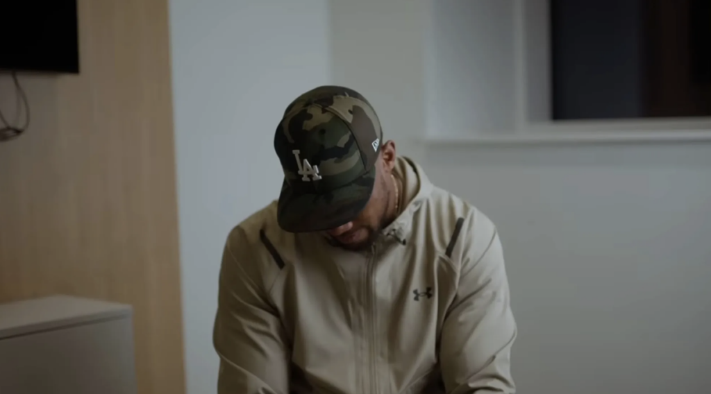 Anthony Joshua fights back tears as he talks about a 'tragic and traumatic period' in his life