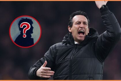 Aston Villa manager Unai Emery shouts instructions during the defeat vs Arsenal