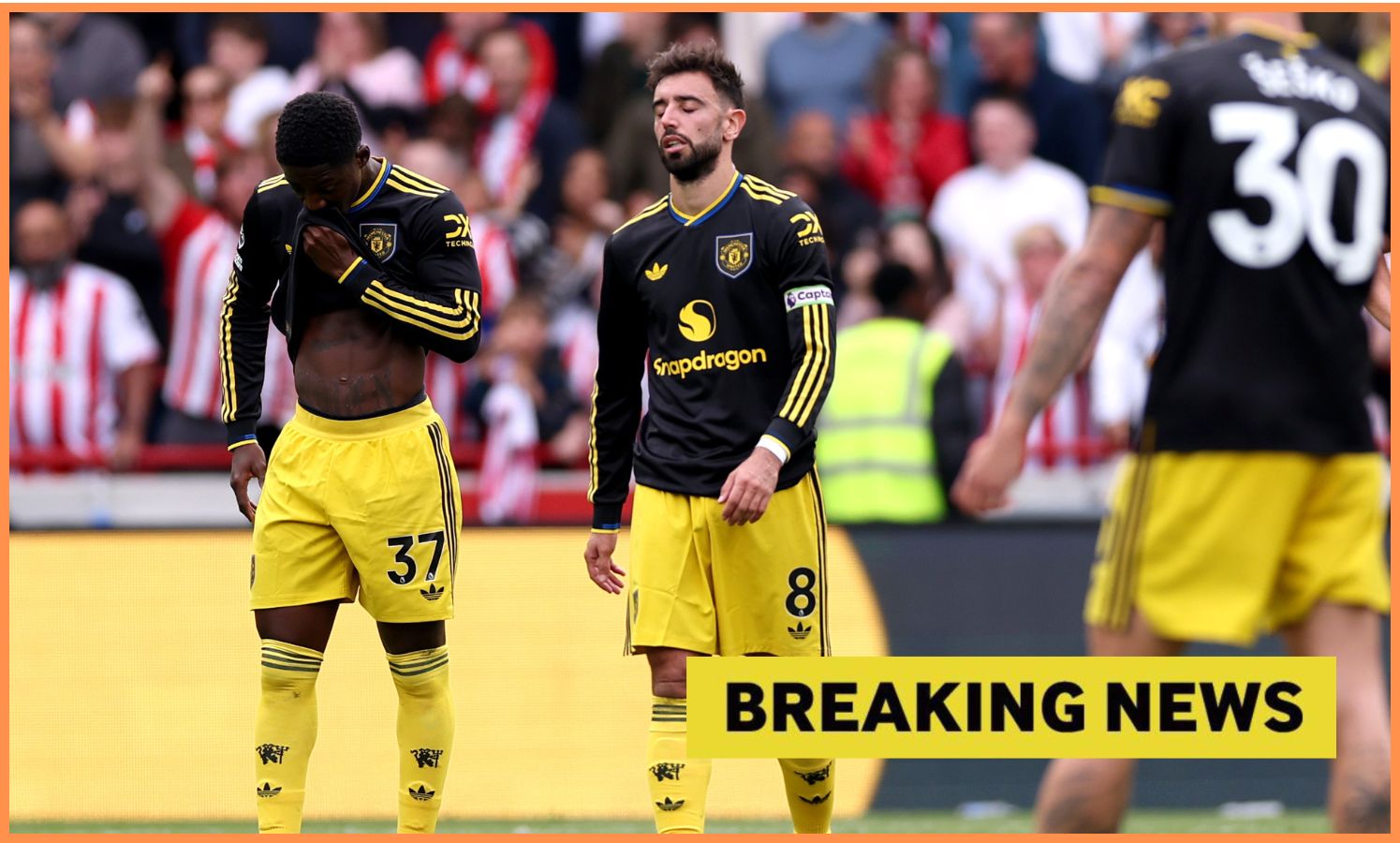 Kobbie Mainoo and Bruno Fernandes