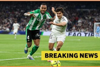 Natan in action for Real Betis against Real Madrid