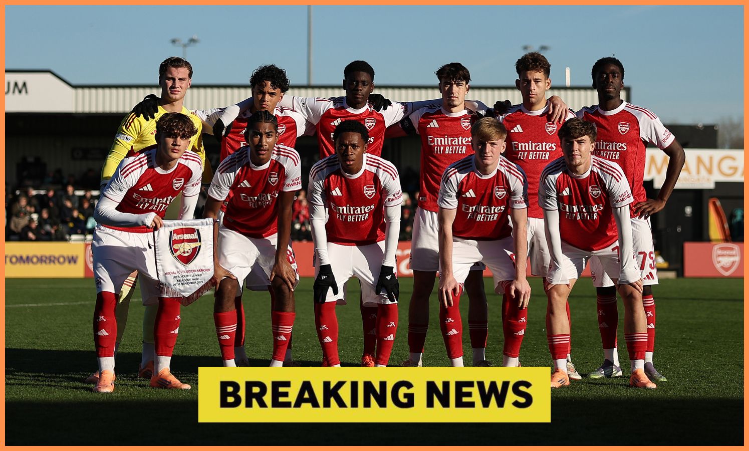 Max Dowman lining up with Arsenal at youth level