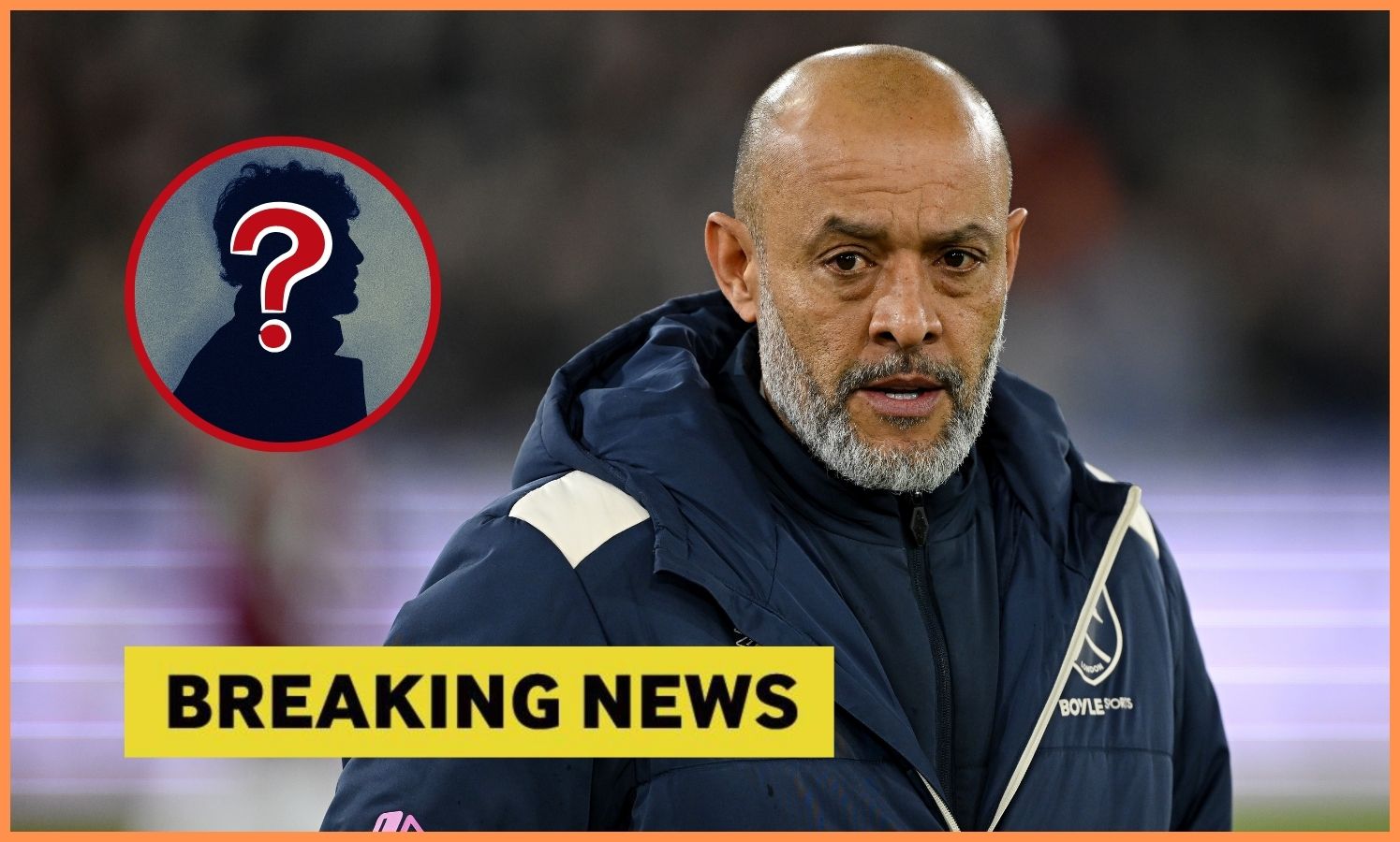 West Ham manager Nuno Espirito Santo looks on