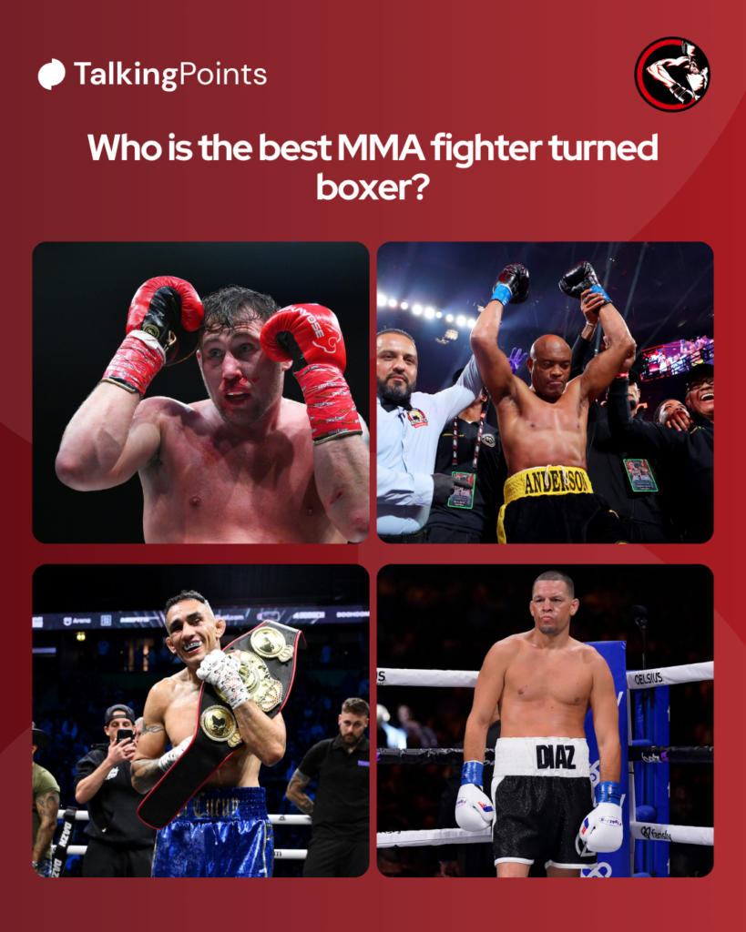 Darren Till, Anderson Silva, Tony Ferguson and Nate Diaz all switched from MMA to boxing.