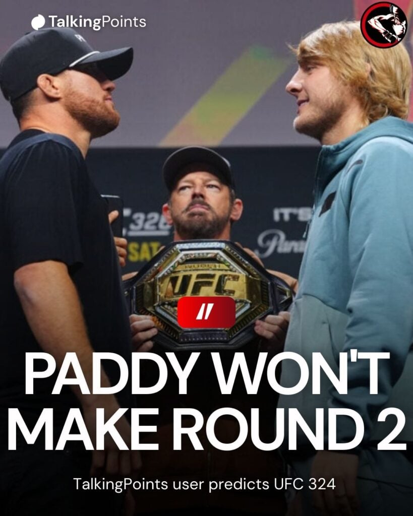 Justin Gaethje and Paddy Pimblett face off at UFC season press conference