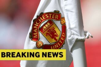 Man United corner flag