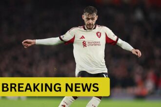 Conor Bradley with Breaking News overlay