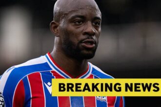 Jean-Philippe Mateta in action for Crystal Palace