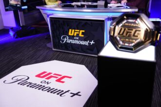 A complete look at the UFC on Paramount Broadcast Desk for UFC 324