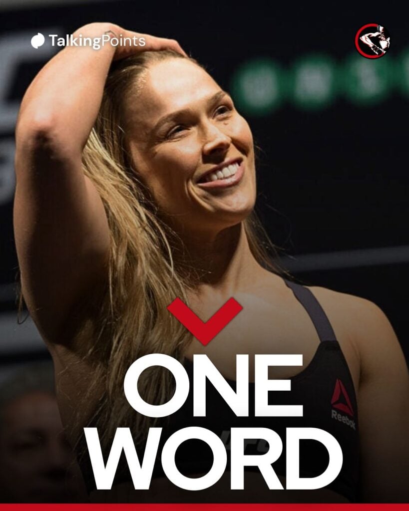 Ronda Rousey at the UFC 193 weigh-in