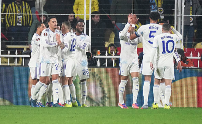 Fenerbahce 0-1 Aston Villa: Sancho's header seals Emery's team's place in the top eight