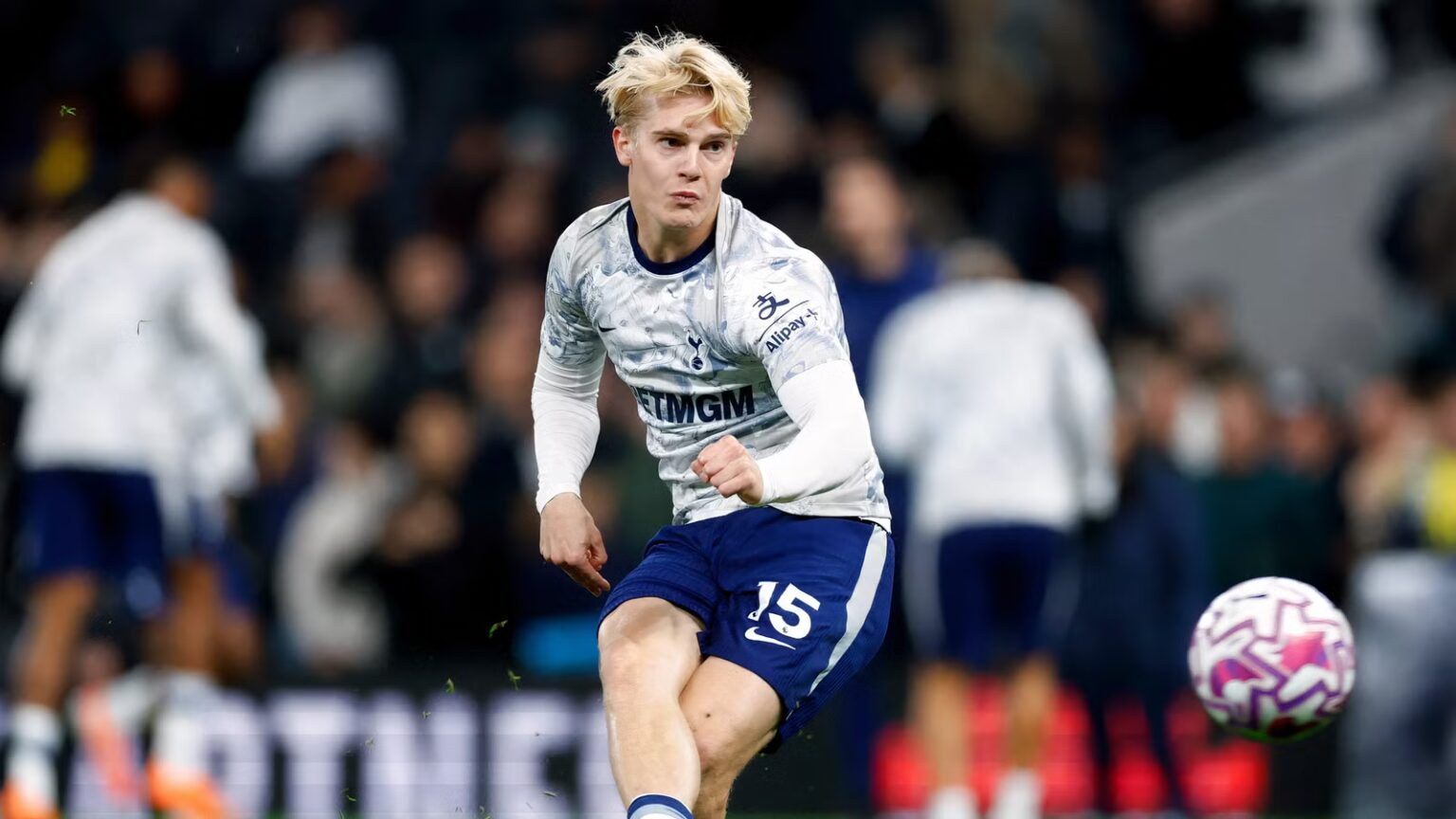 Spurs are interested in signing the English talent, who is valued at £42m.