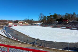 Ben Kennedy gives update on Bowman Gray affected by snow ahead of crash