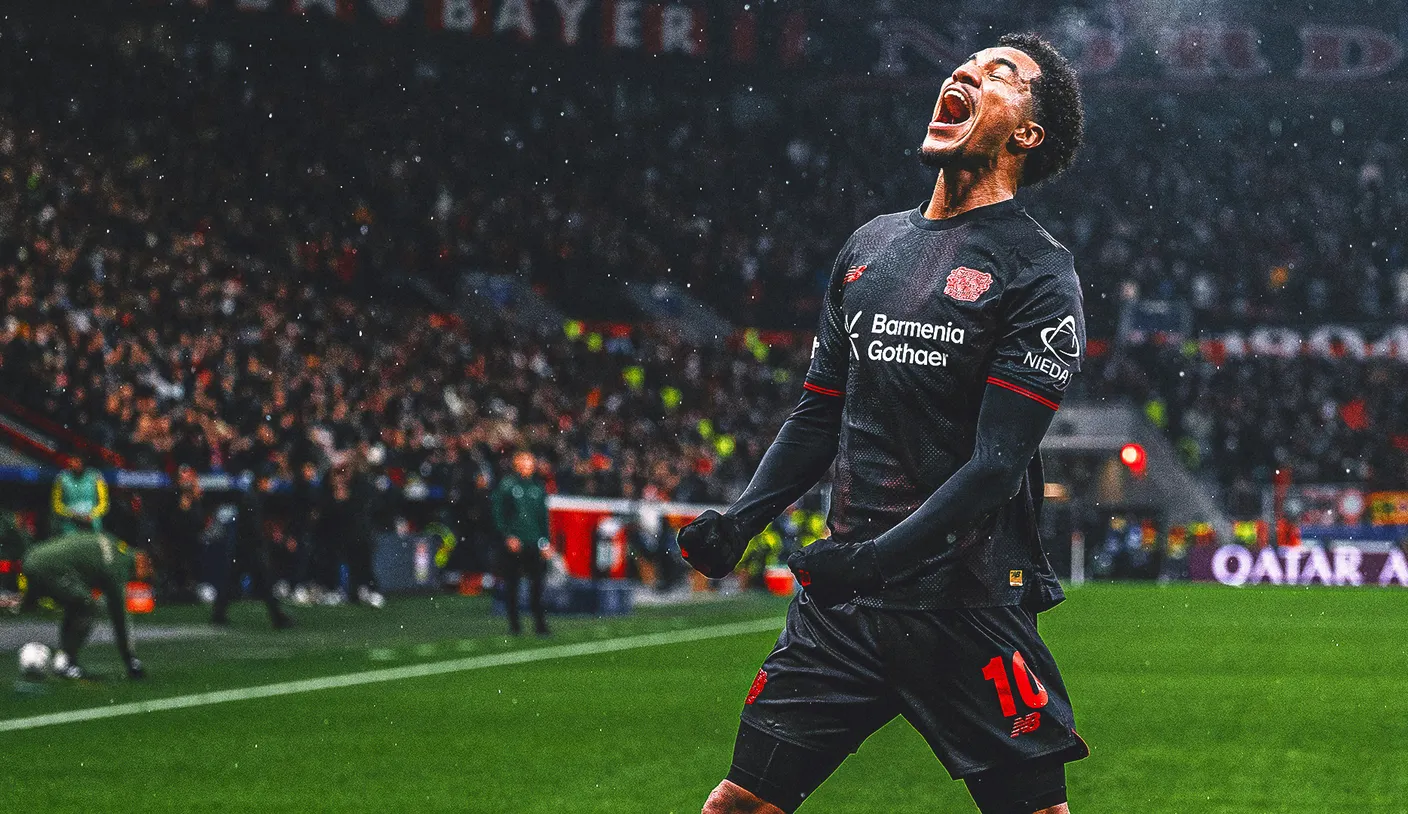 USA midfielder Malik Tillman scores two goals in the first half against Leverkusen in the Champions League