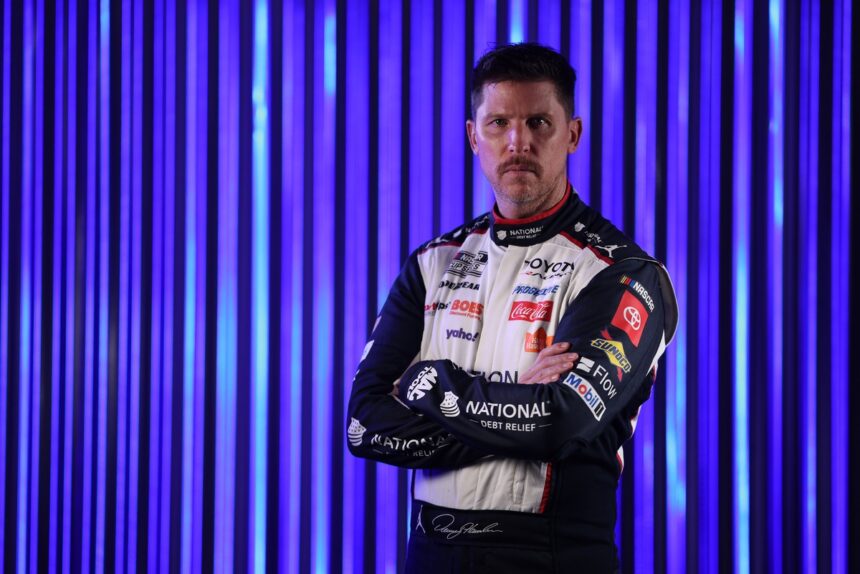 Denny Hamlin reinjuries shoulder repaired during harsh winter
