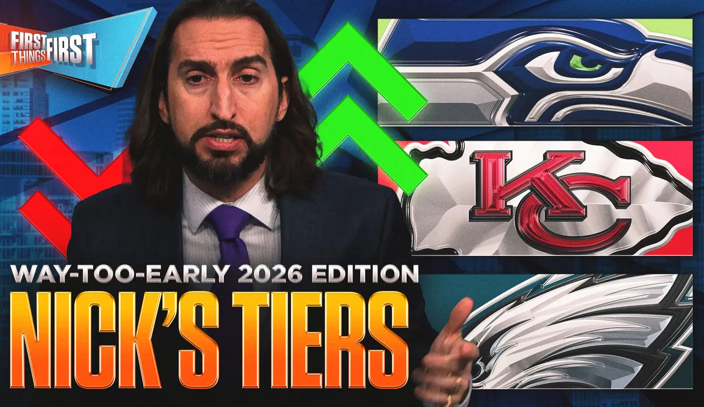 Nick Wright's premature 2026 NFL standings: Where will your team land?