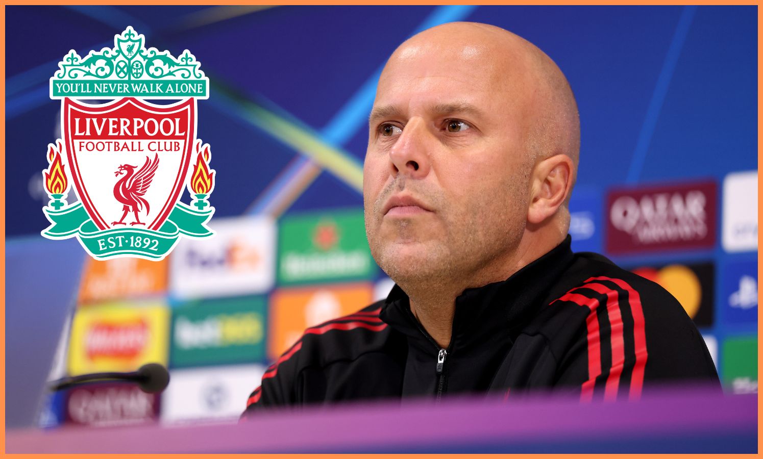 Liverpool manager Arne Slot during a press conference