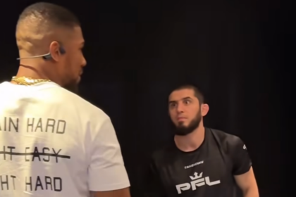 Anthony Joshua has a counter offer to Islam Makhachev and Khabib Nurmagomedov's famous Dagestan offer