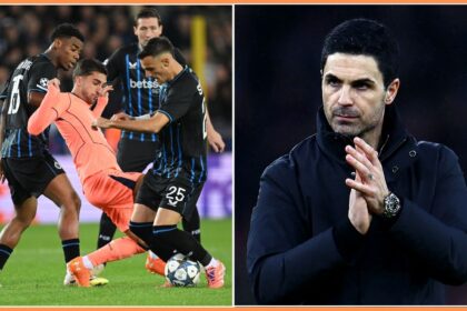 Aleksandar Stankovic and Mikel Arteta