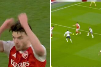 Split image of Declan Rice