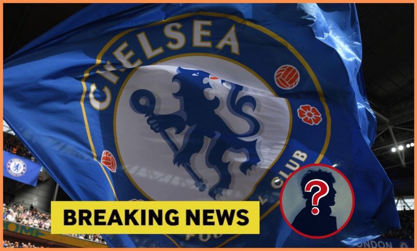 Chelsea FC logo and breaking news banner
