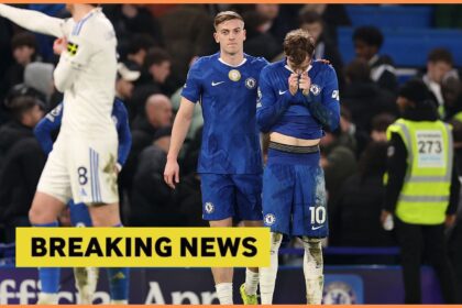 Liam Delap and Cole Palmer of Chelsea