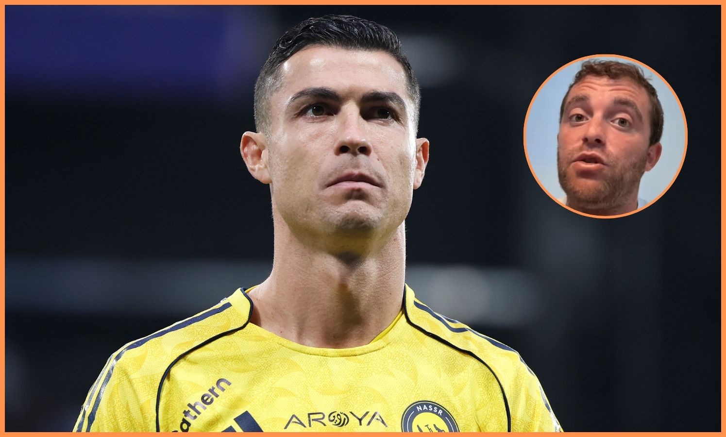 Cristiano Ronaldo and Fabrizio Romano