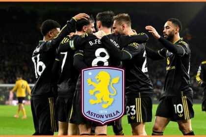 Mason Mount celebrates with his Manchester United teammates