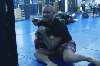 'You're under arrest'...Conor McGregor caught on video roughing up sparring partner at gym