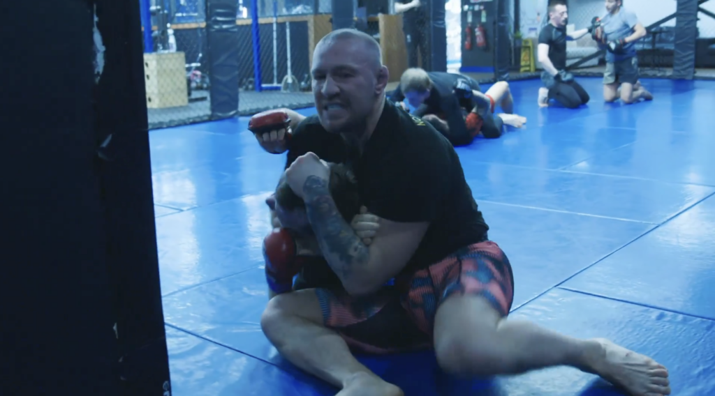 'You're under arrest'...Conor McGregor caught on video roughing up sparring partner at gym