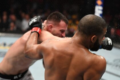 James Krause punches Trevin Giles at UFC 247