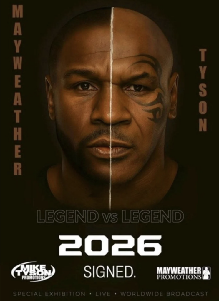 Floyd Mayweather vs. Mike Tyson fight poster