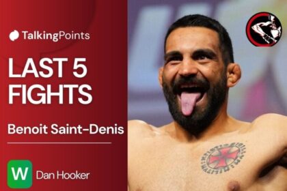 Benoît Saint-Denis has won 4 of his last 5 matches.