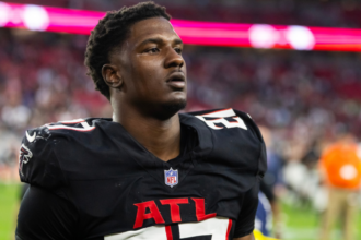 Falcons' James Pierce arrested for assault and stalking girlfriend Rikea Jackson