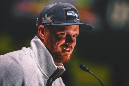 Sam Darnold's best at Super Bowl LX Media Day