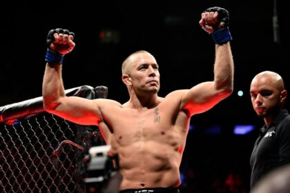 Georges St-Pierre enters the Octagon at UFC 217