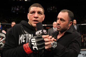 Nick Diaz, who lost to Carlos Condit at UFC 143, is interviewed by Joe Rogan
