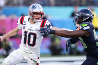 Patriots' Drake Maye regrets not making Stefon Diggs a Super Bowl target