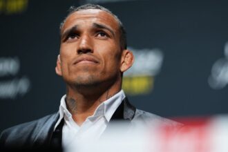 Charles Oliveira during the UFC season press conference