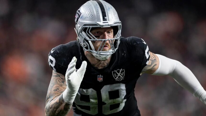 Max Crosby's ties to the Raiders also include Tom Brady and Alex Guerrero, according to reports