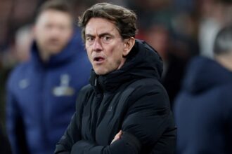 Robert De Zerbi's position on replacing Thomas Frank as Tottenham manager