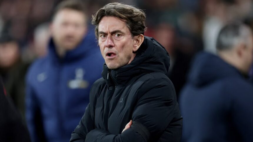 Robert De Zerbi's position on replacing Thomas Frank as Tottenham manager