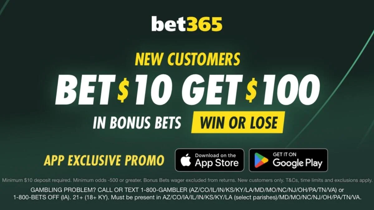 Get a $100 bonus bet targeting UNC-Duke, Michigan State-Illinois tonight using bet365 bonus code CBSBET365